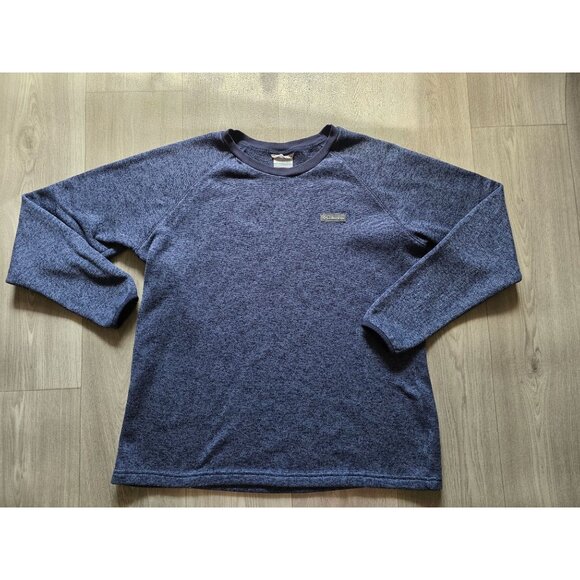 Columbia Mens Sweater Long Sleeve Gray Blue Size XXL Polyester - Picture 3 of 7